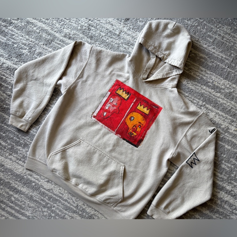 Jean-Michel Basquiat hooded swearshirt
